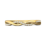 14K Gold Yellow Classic Diamond Bands Wedding Band from the Micropave collection - DWBM39XS_14KY_Prm_H-I_SI1
