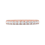 18K Gold Pink Vintage Wedding Band from the Vintage collection - DWBM5-.50_18KP_Prm_H-I_SI1
