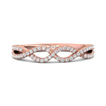 14K Gold Pink Micropave Wedding Band from the Micropave collection - DWBM57XS_14KP_Std_H-I_SI2