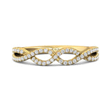 18K Gold Yellow Micropave Wedding Band from the Micropave collection - DWBM57XS_18KY_Std_H-I_SI2
