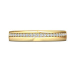 14K Gold Yellow Micropave Wedding Band from the Micropave collection - DWBM60-.15_14KY_Std_H-I_SI2