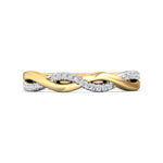 14K Gold Yellow/White Micropave Wedding Band from the Micropave collection - DWBM88XS_14KYW_Prm_H-I_SI1