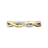 14K Gold Yellow/White Micropave Wedding Band from the Micropave collection - DWBM88XS_14KYW_Prm_H-I_SI1