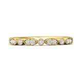 18K Gold Yellow Micropave Wedding Band from the Micropave collection - DWBM9_18KY_Std_H-I_SI2