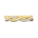 14K Gold Yellow Micropave Wedding Band from the Micropave collection - DWBMH13_14KY_Prm_H-I_SI1