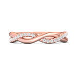 18K Gold Pink Micropave Wedding Band from the Micropave collection - DWBMH13_18KP_Prm_H-I_SI1