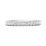 Channel/Shared Prong Wedding Band from the Channel/Shared Prong collection