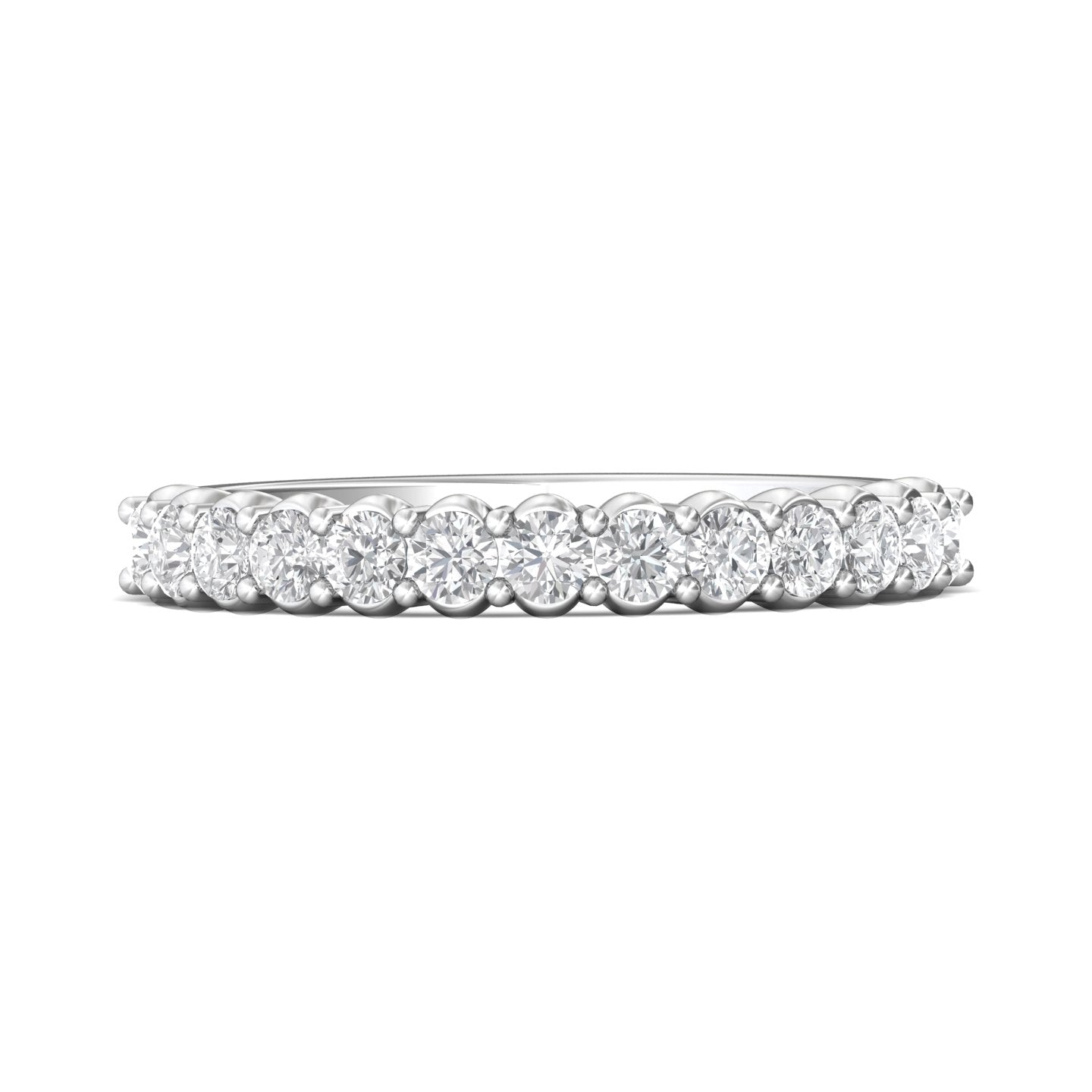 Platinum White Channel/Shared Prong Wedding Band from the Channel/Shared Prong collection - DWBSP03XSWB_PlatW_Prm_H-I_SI1