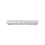 Channel/Shared Prong Wedding Band from the Channel/Shared Prong collection
