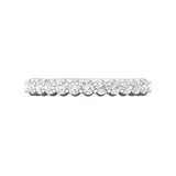 Channel/Shared Prong Wedding Band from the Channel/Shared Prong collection