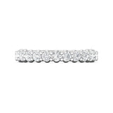 Channel/Shared Prong Wedding Band from the Channel/Shared Prong collection