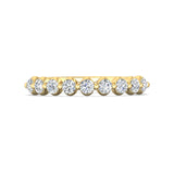 18K Gold Yellow Channel/Shared Prong Wedding Band from the Channel/Shared Prong collection - DWBSP9-9-.50_18KY_Std_H-I_SI2