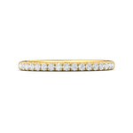 14K Gold Yellow Micropave Wedding Band from the Micropave collection - DWBT03PC_14KY_Prm_H-I_SI1
