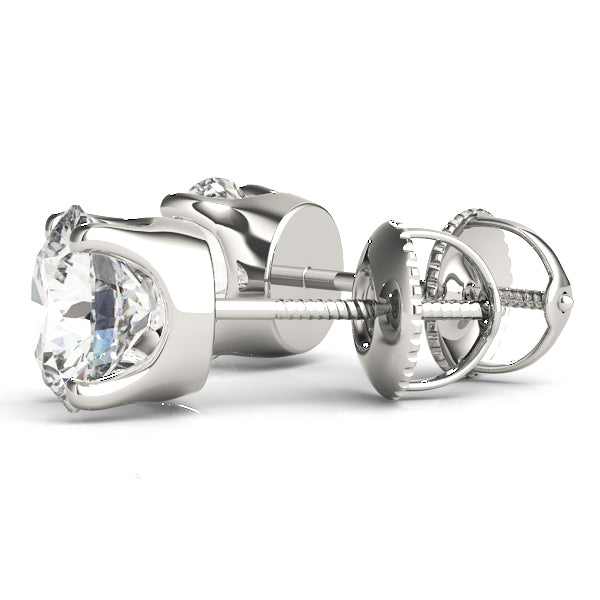 0.05CT Lab Diamond White Gold Studs