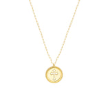 Cutout Cross Medallion Necklace