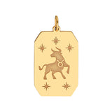 Taurus Engraved Pendant