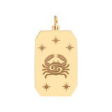 Cancer Engraved Pendant