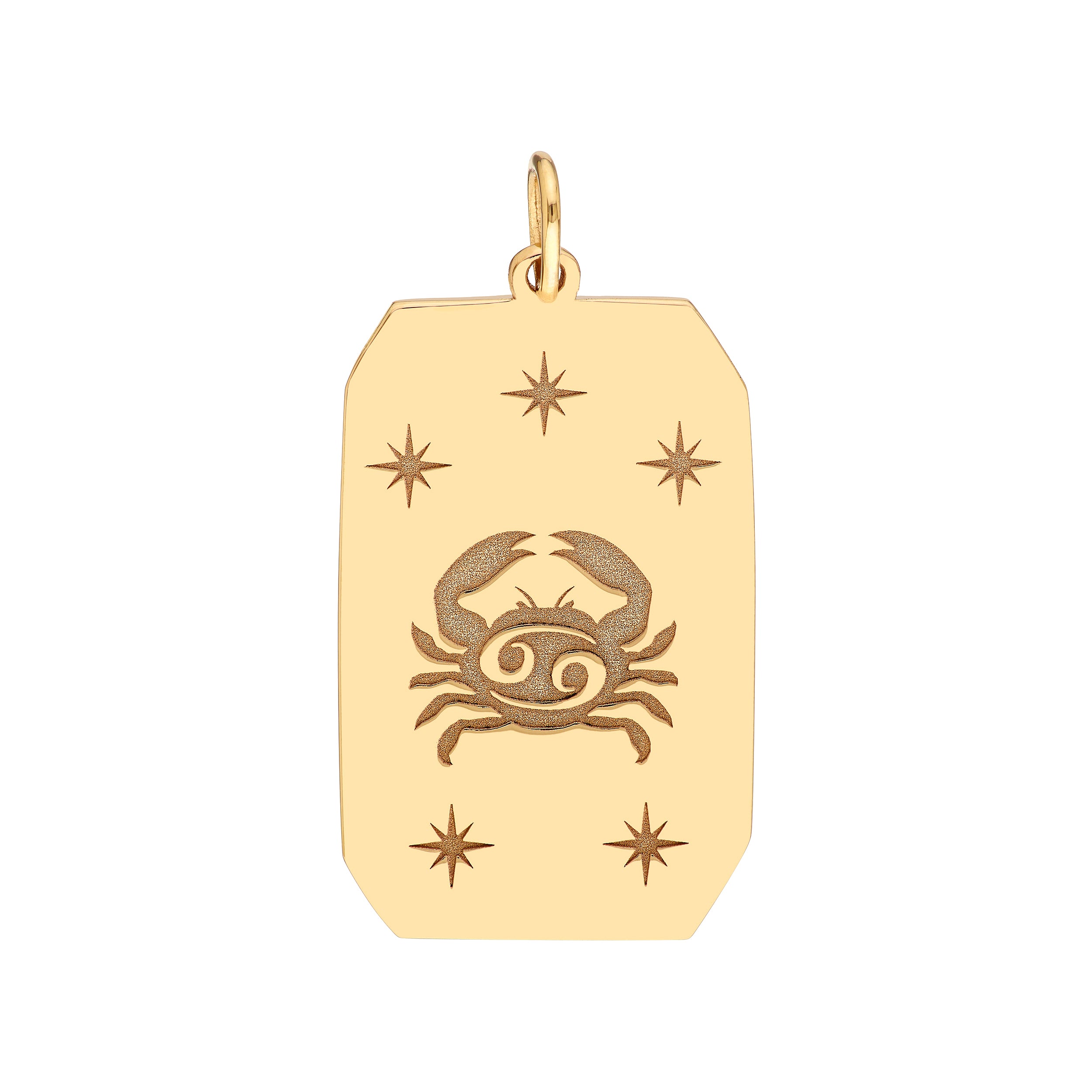 Cancer Engraved Pendant