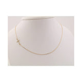 Solitaire Cross Necklace or Pendant