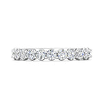 Channel/Shared Prong Wedding Band from the Channel/Shared Prong collection