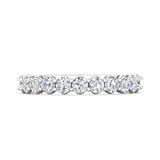 Channel/Shared Prong Wedding Band from the Channel/Shared Prong collection