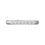 Channel/Shared Prong Wedding Band from the Channel/Shared Prong collection