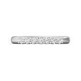 14K Gold White Channel/Shared Prong Wedding Band from the Channel/Shared Prong collection - SPWBAR7-.35_14KW_Std_H-I_SI2