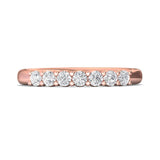 Channel/Shared Prong Wedding Band from the Channel/Shared Prong collection