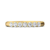 14K Gold Yellow Channel/Shared Prong Wedding Band from the Channel/Shared Prong collection - SPWBAR7-.75_14KY_Prm_H-I_SI1