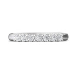 18K Gold White Channel/Shared Prong Wedding Band from the Channel/Shared Prong collection - SPWBAR7-.75_18KW_Prm_H-I_SI1