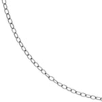 Sterling Silver 4.85mm Oxidized Twisted Oval Link PSL