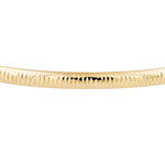 Diamond-Cut Tube Hinged Bangle