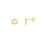 1/10tcw Diamond Star of David Stud Earrings
