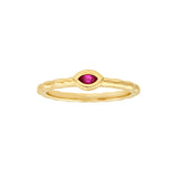 Marquise Ruby Bubble Ring