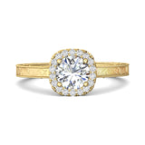 14K Gold Yellow Vintage Engagement Ring from the Vintage collection - VS03-AENG_14KY_CuHRd_6.0_Prm_H-I_SI1